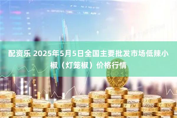 配资乐 2025年5月5日全国主要批发市场低辣小椒（灯笼椒）价格行情